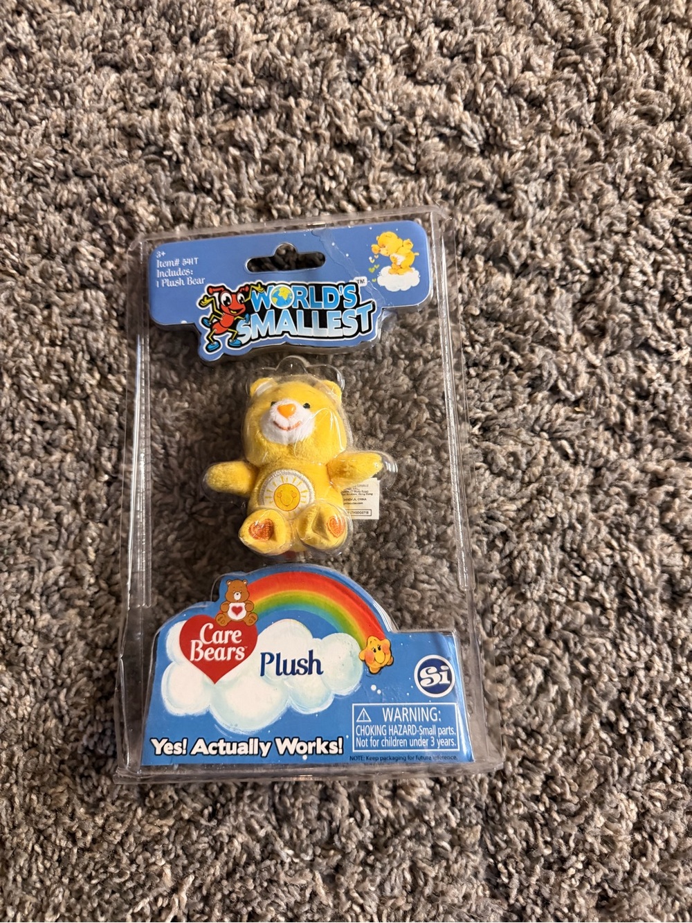 Care Bears Yellow Mini Plush Collectible - Sunny Bear